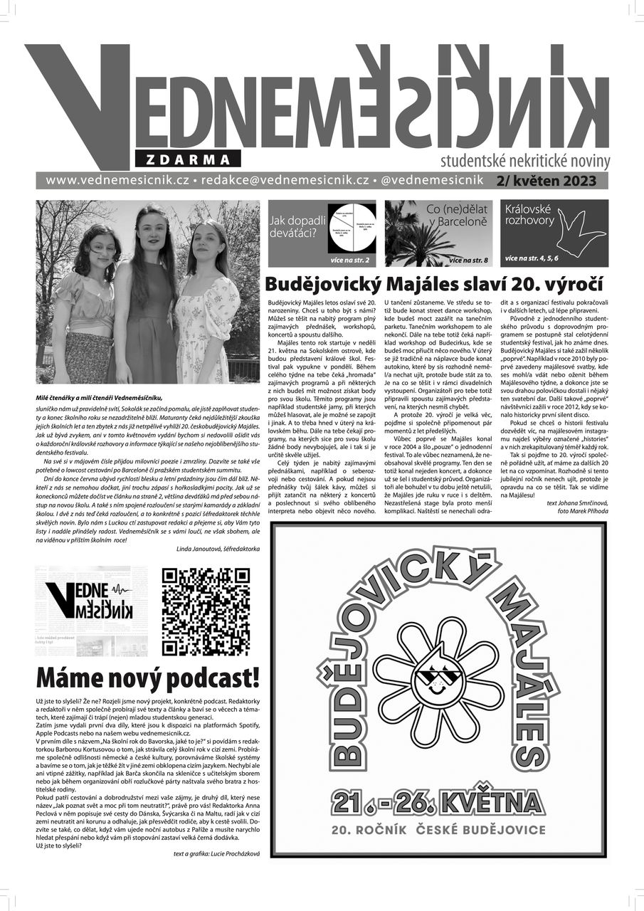Obálka výtisku 2/květen 2023