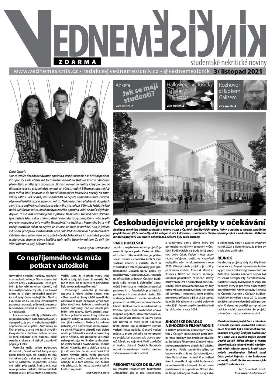 Obálka výtisku 3/listopad 2021