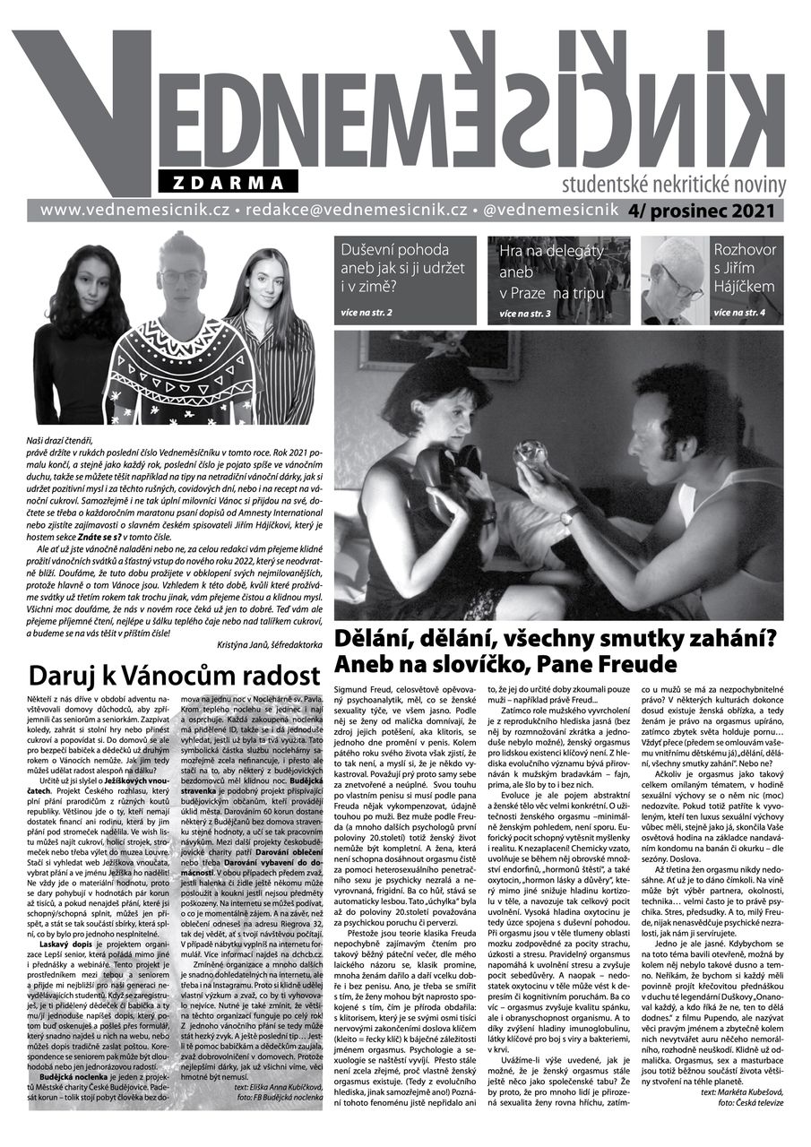 Obálka výtisku 4/prosinec 2021