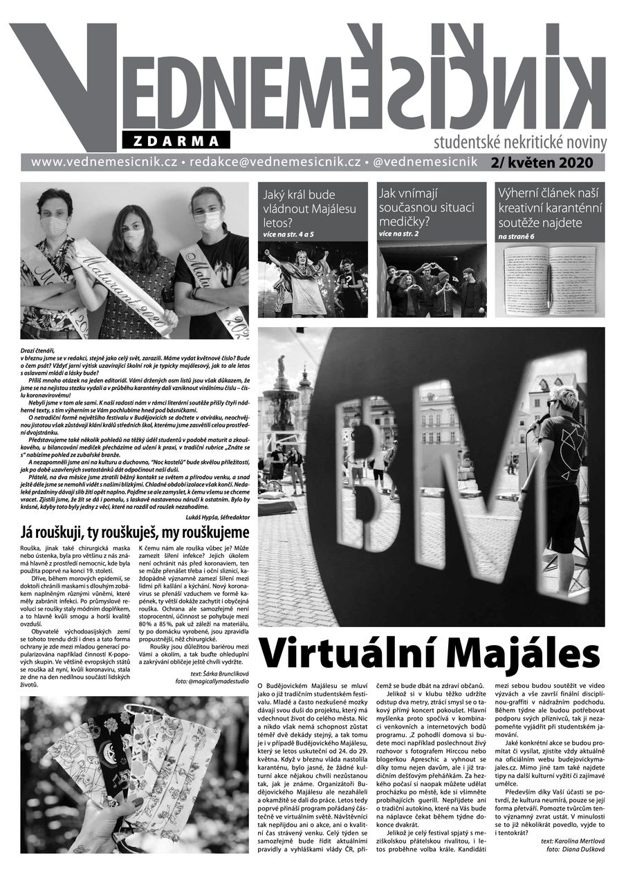 Obálka výtisku 2/květen 2020