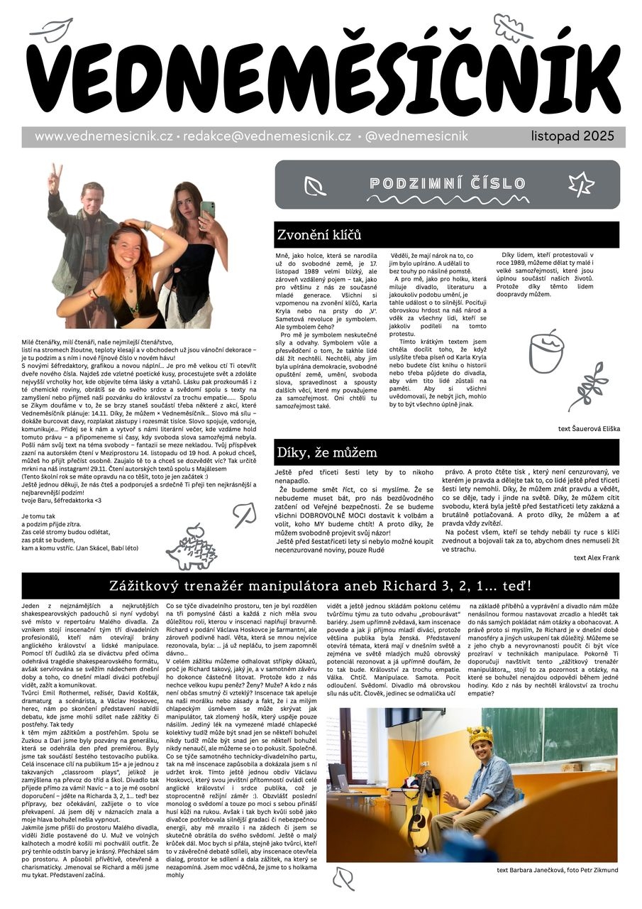 Obálka výtisku 3/listopad 2025